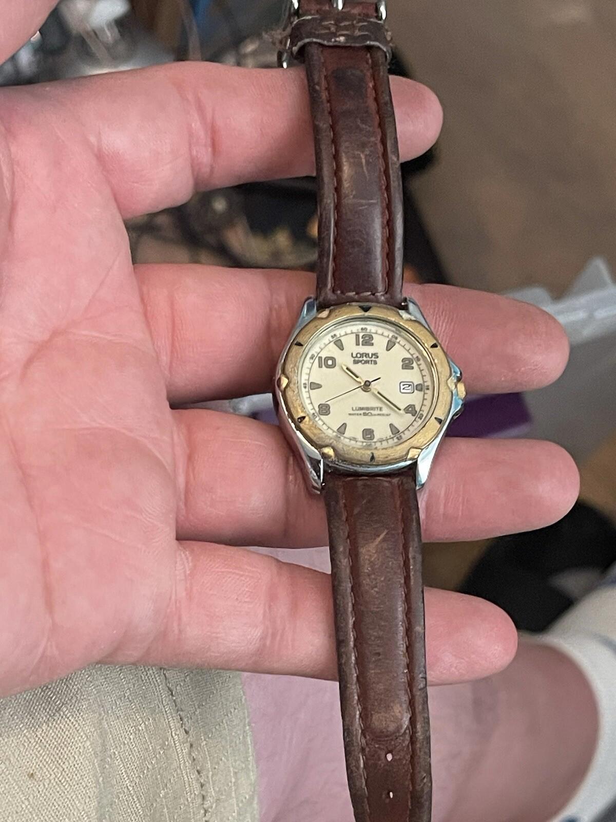 Lotus Sports Watch, Vintage , Needs Battery
