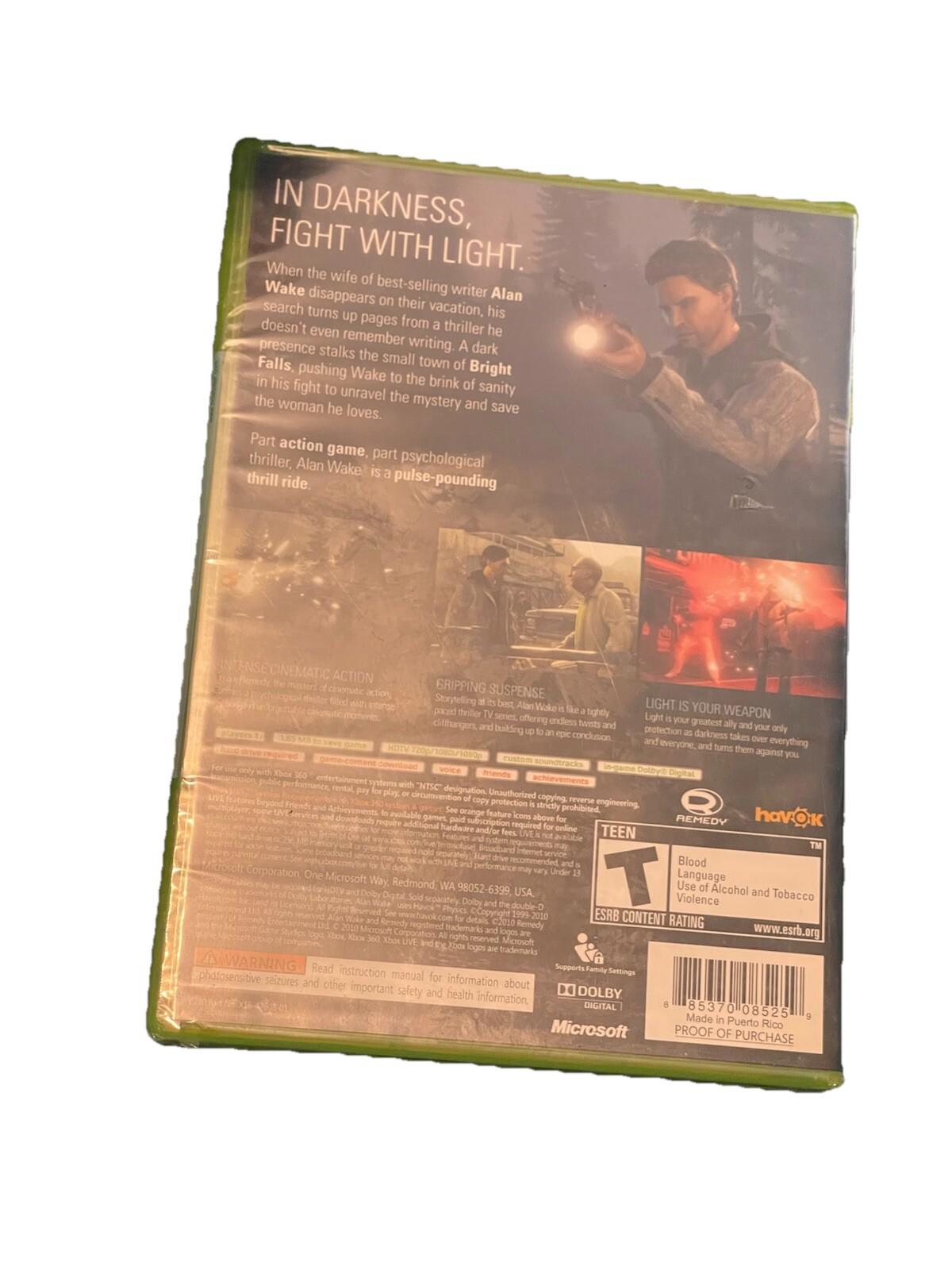 Alan Wake Xbox 360 - New