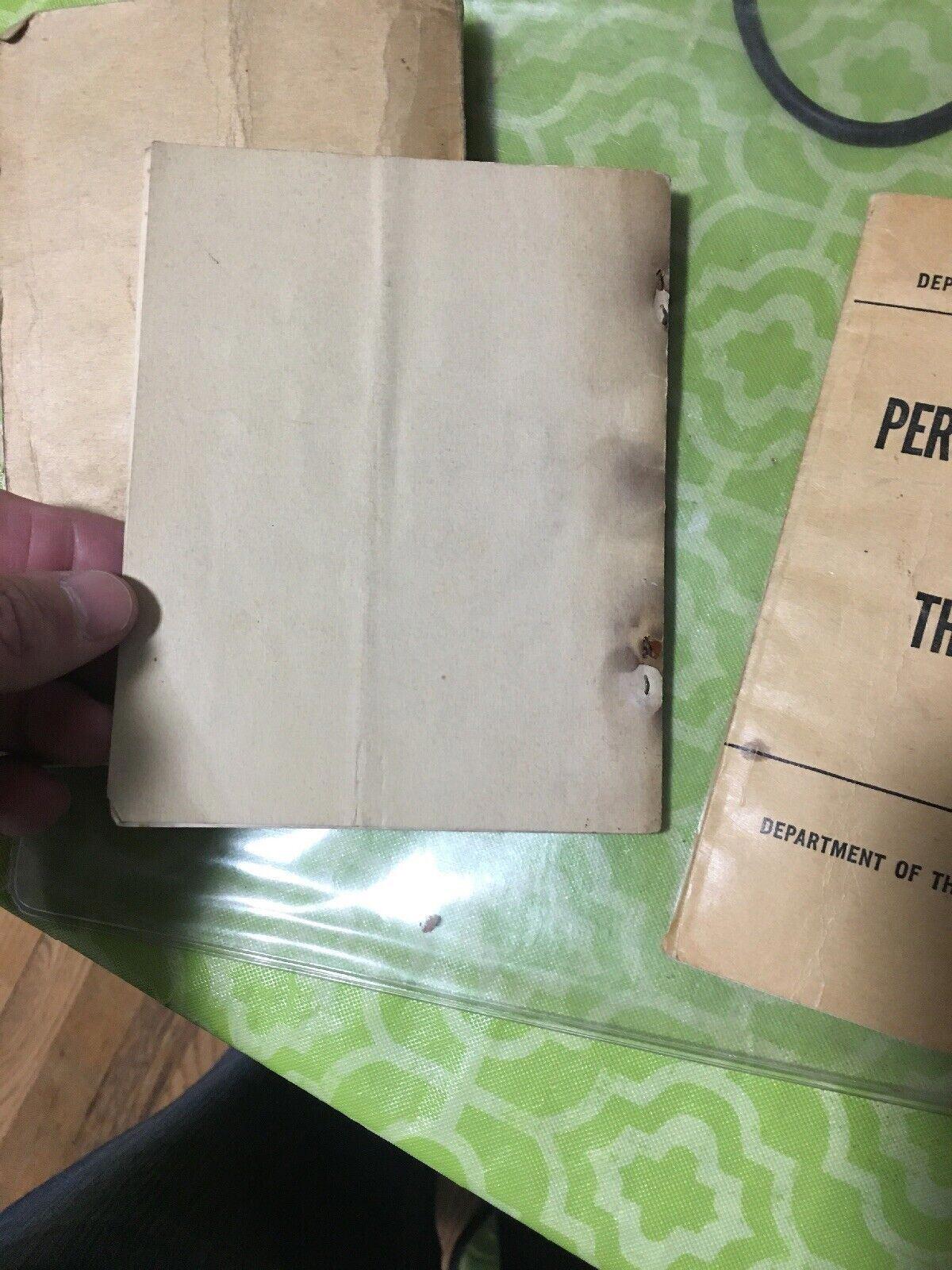 Bundle 1952 The Soldier's Guide Department of the Army Field Manual FM 21-13