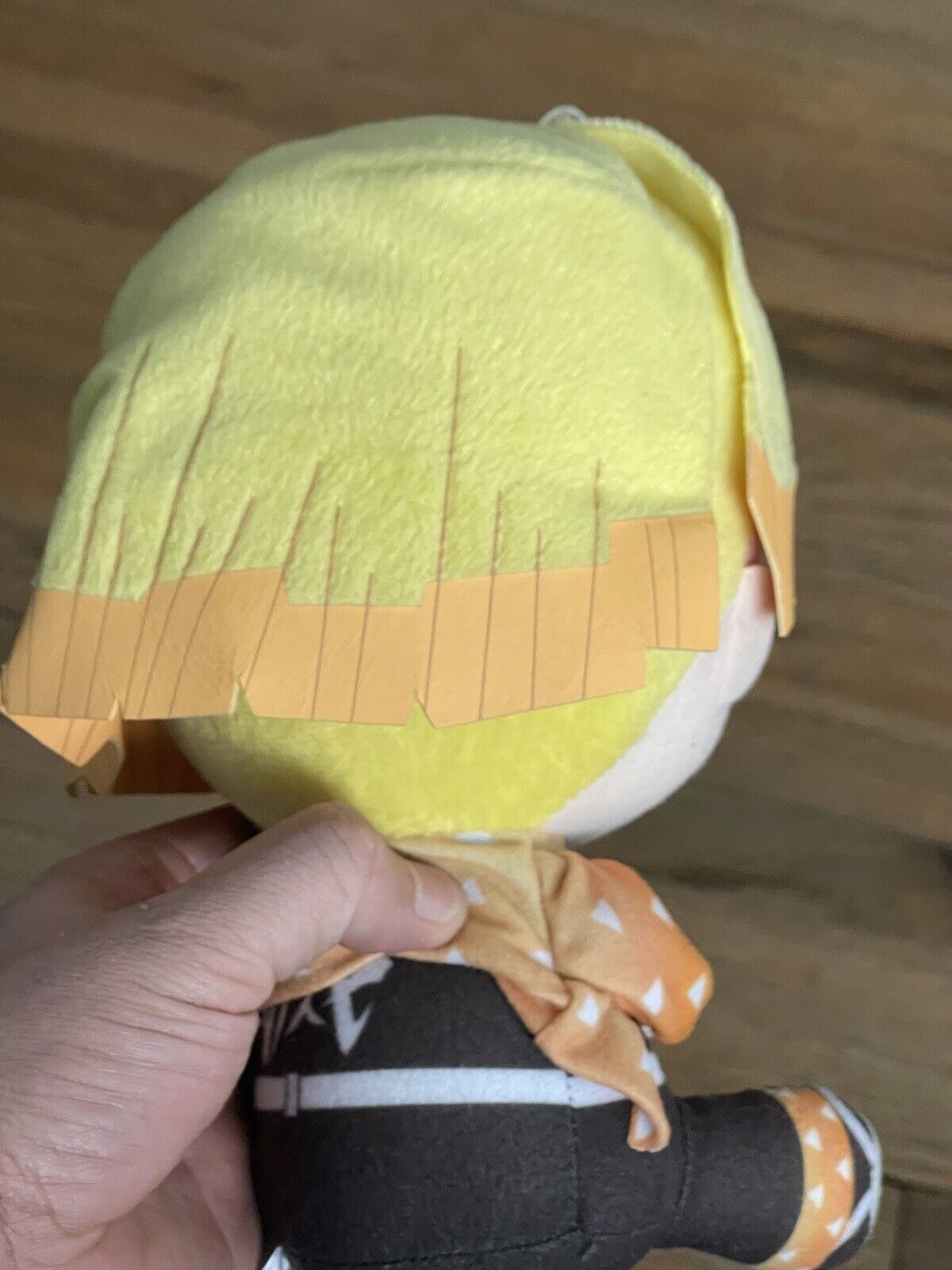 Demon Slayer Zenitsu Sitting Anime Plush Doll (26)