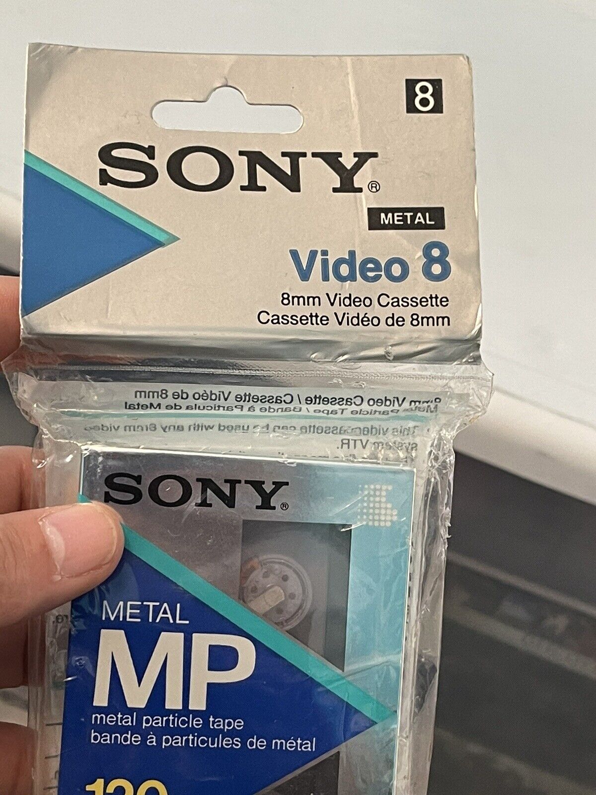 Sony Metal Particle MP 120 P6-120MP 8mm Video Cassette Sealed