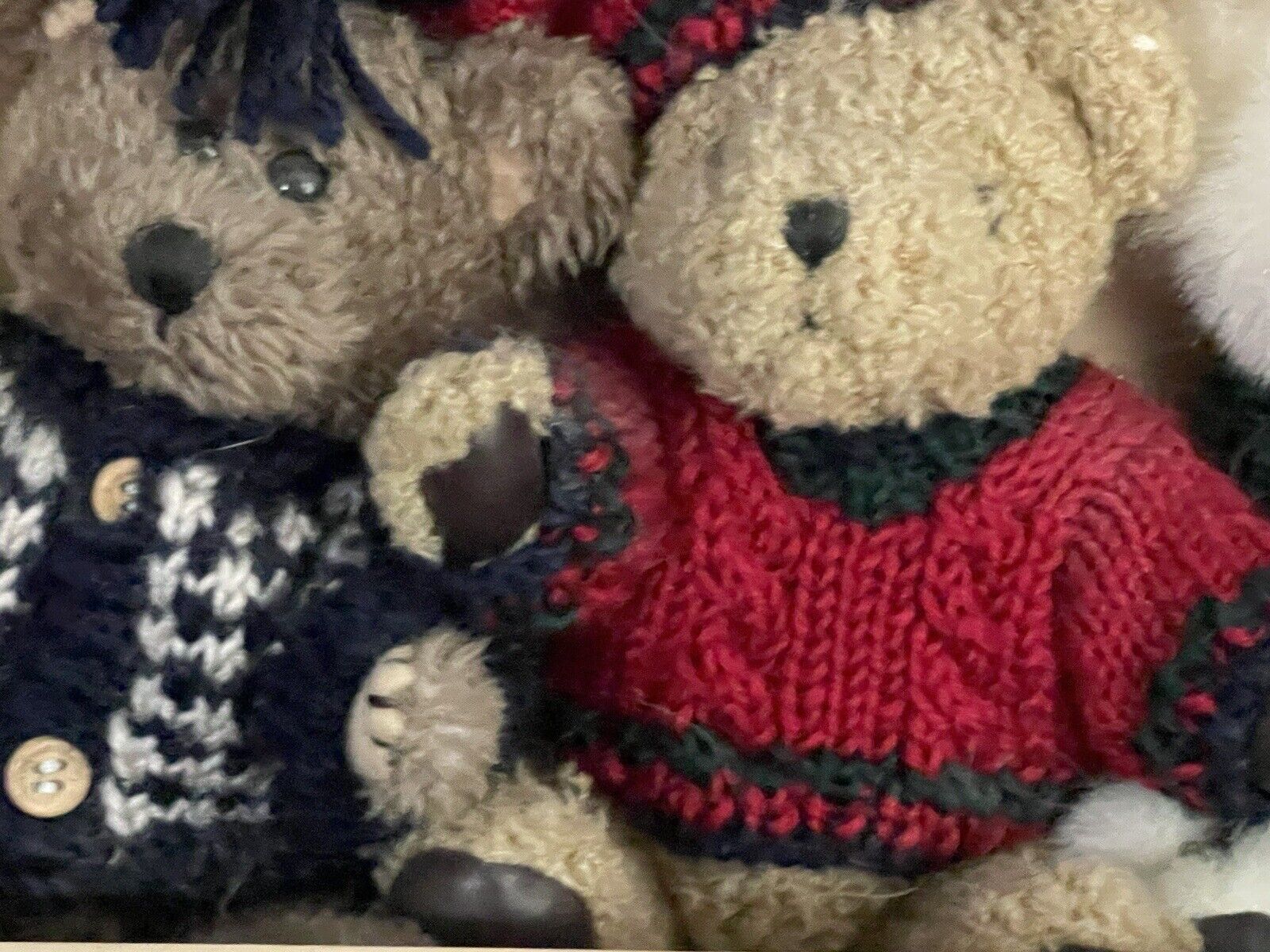 HugFun 7 Teddy Bear Collection in Hand Made in Knitted Sweaters - New