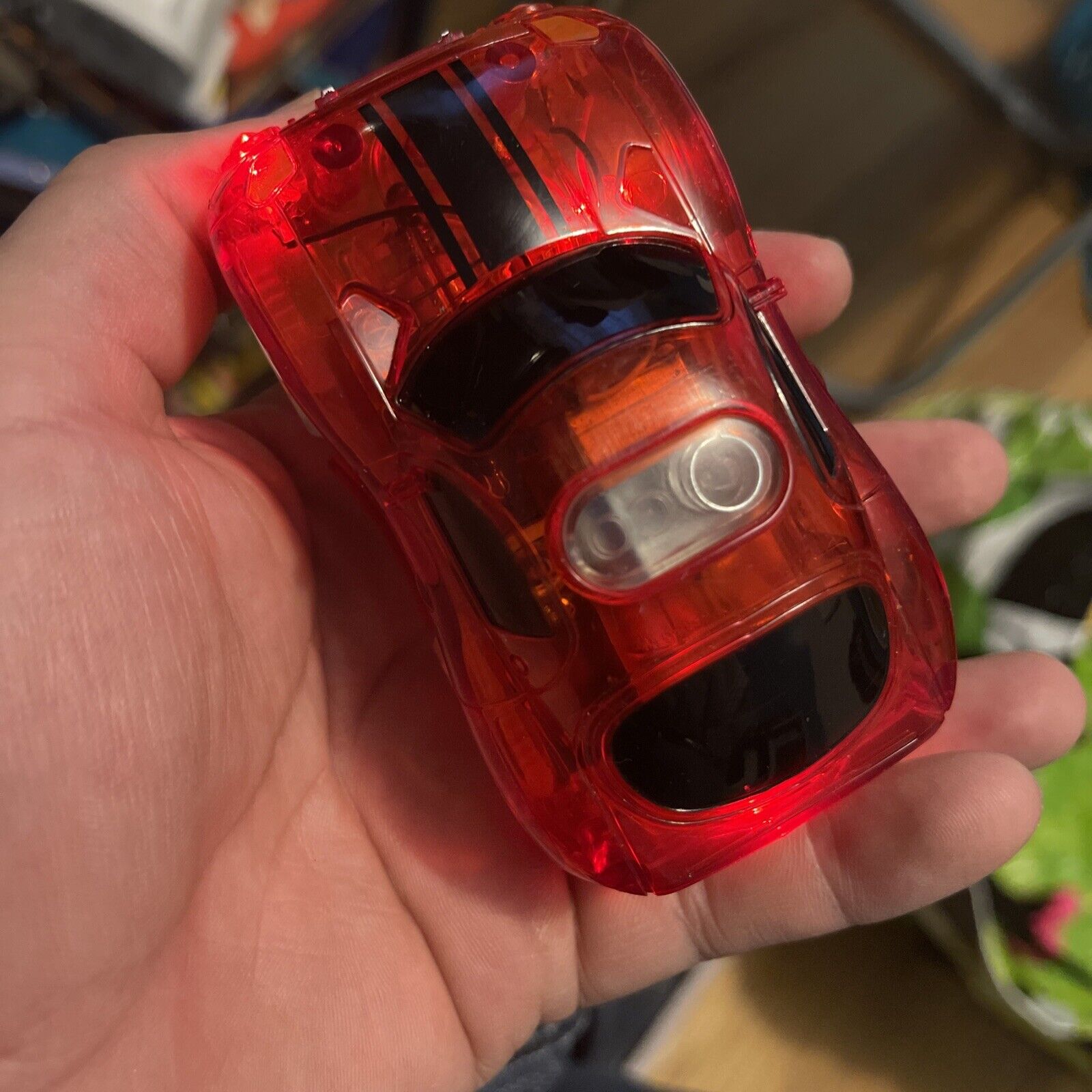 Brickko Fun Tracks Race Tracks Car Glows in The Dark with 5 LED  (5)