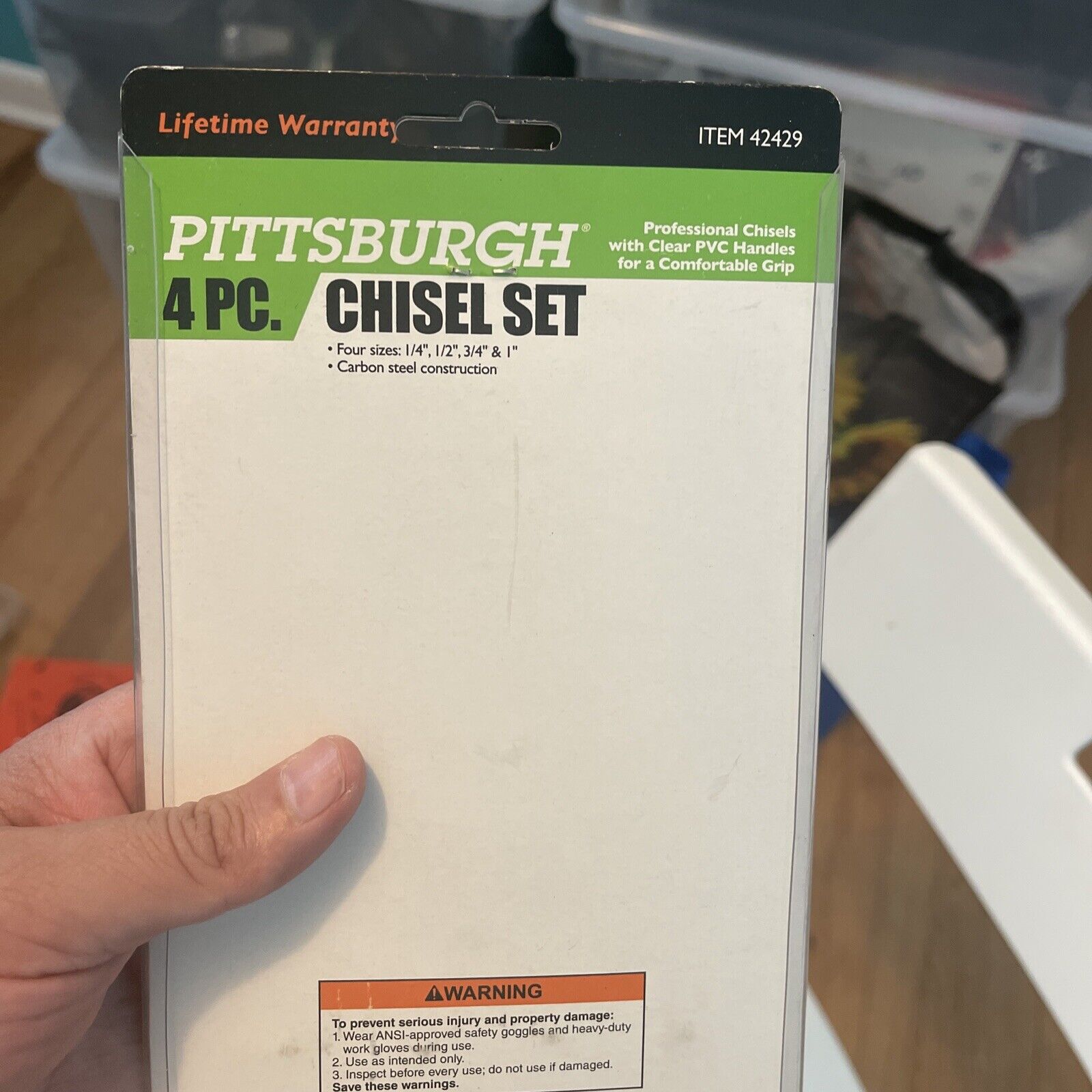 4 pcs Pittsburgh Chisel Set