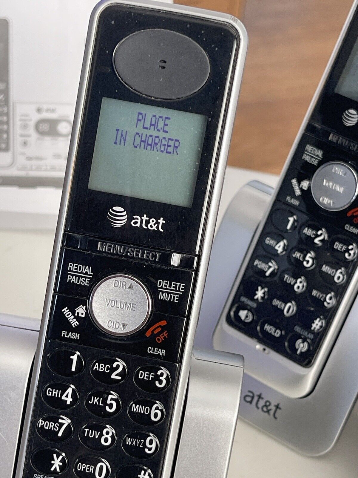 AT&T TL92378 DECT 6.0 Cordless Phone Answering System, Bluetooth, 3 Handsets