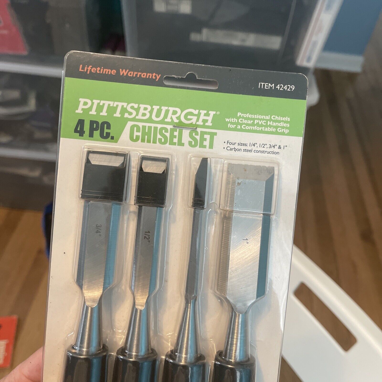 4 pcs Pittsburgh Chisel Set