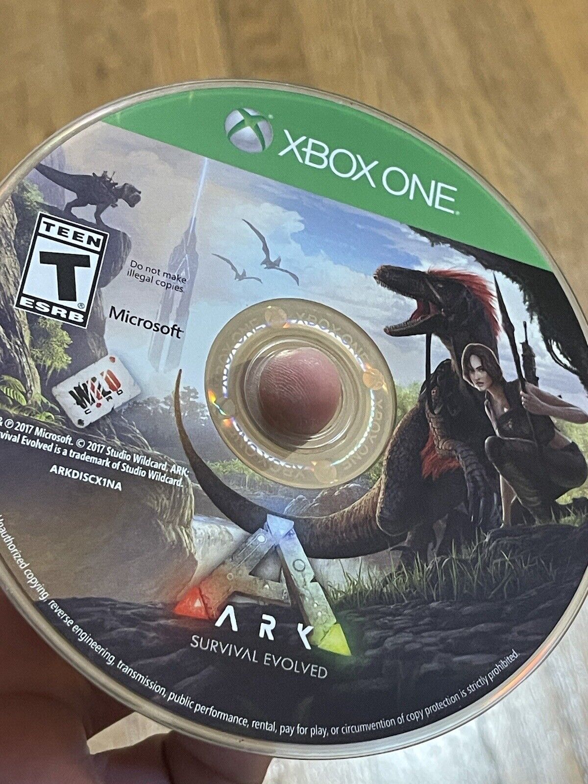 Ark Survival Evolved (Xbox One, 2017)  Video Game Disc Only