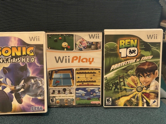 3 Nintendo Wii Games (read)