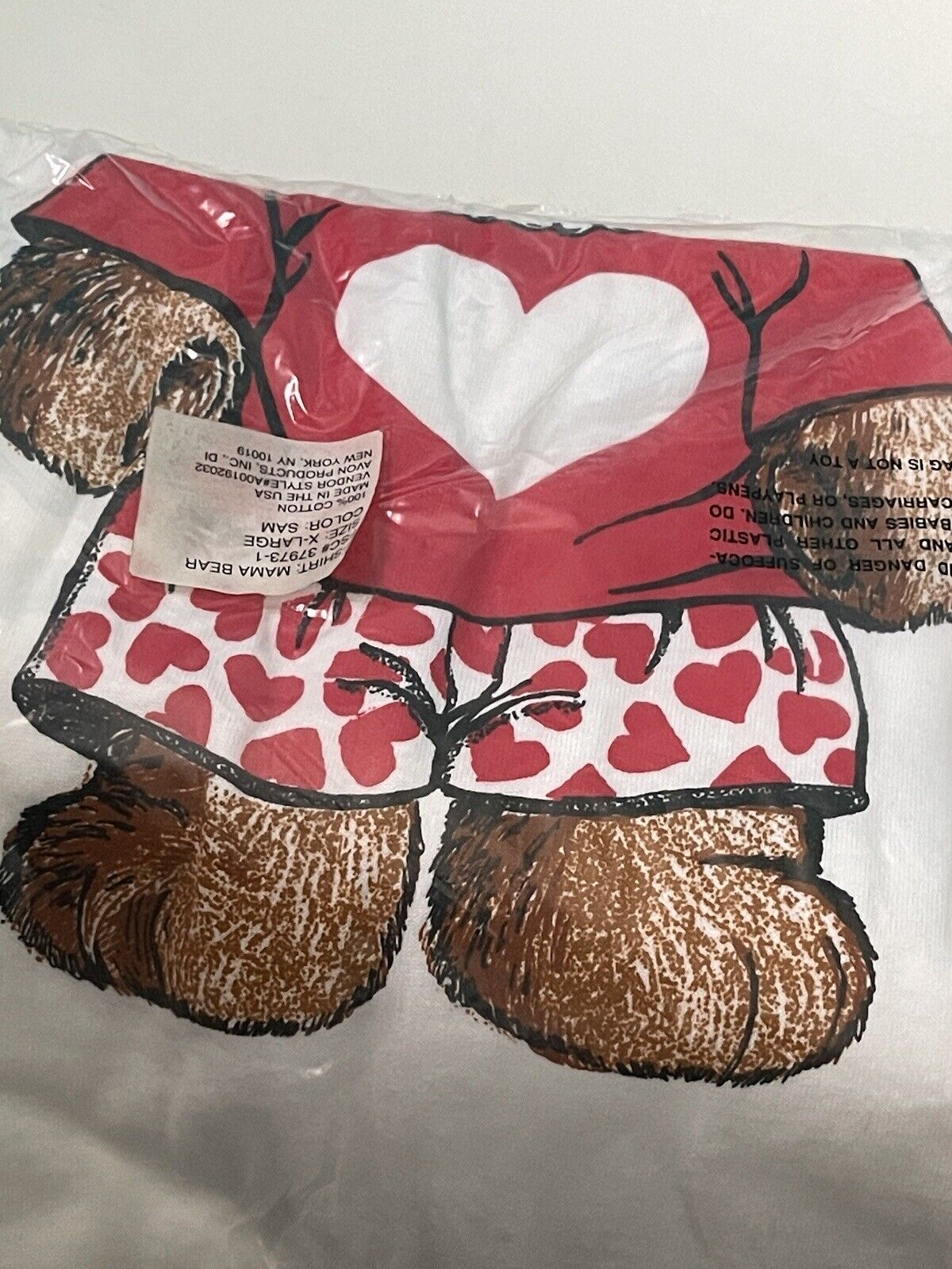 Avon Vintage Bear Shirt  brand new