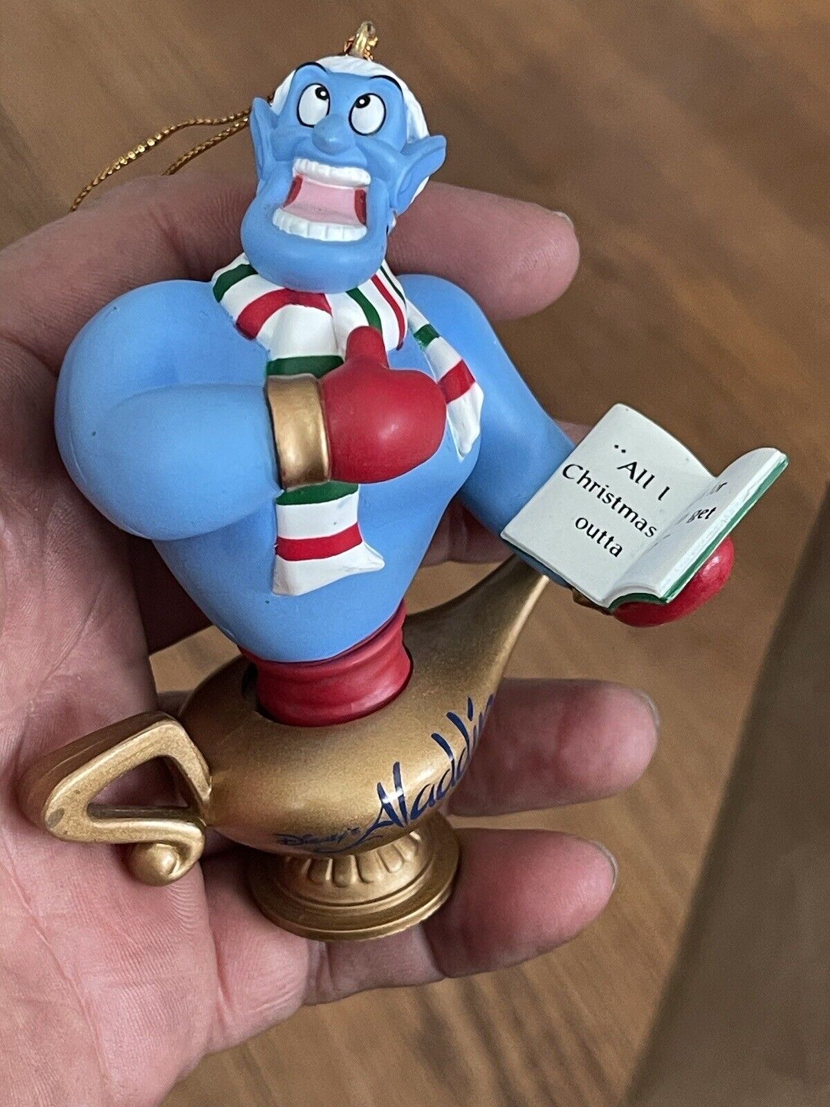 Disney 022901 DCO Aladdin Christmas Ornament - Genie in Lamp