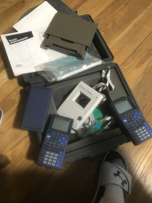 Texas Instruments TI-81 Calculator Plus Polaroid Overhead Enlarger & Viewscreen