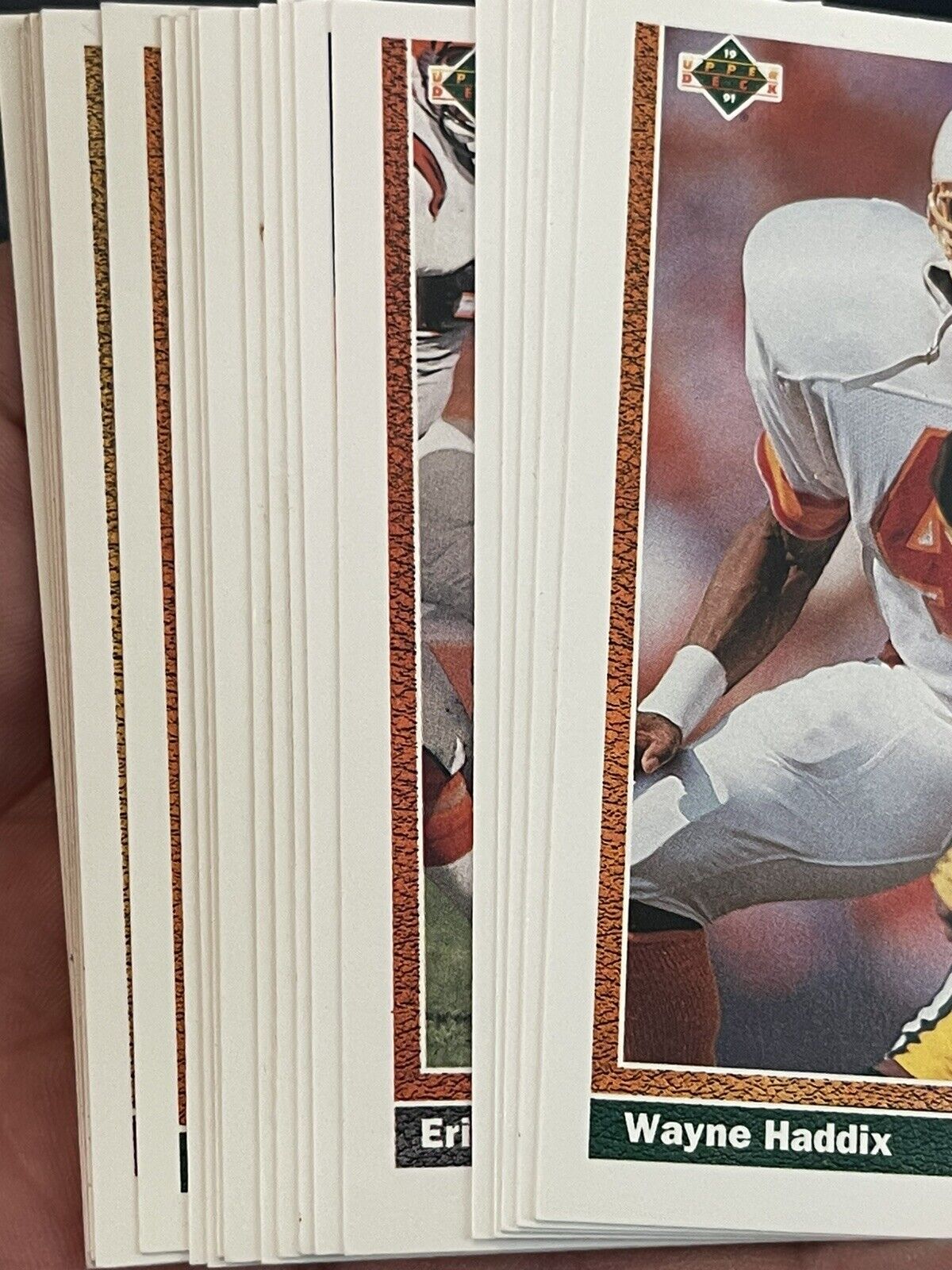 1991 Upper Deck NFL Football complete set of 700, Favre,  (18)