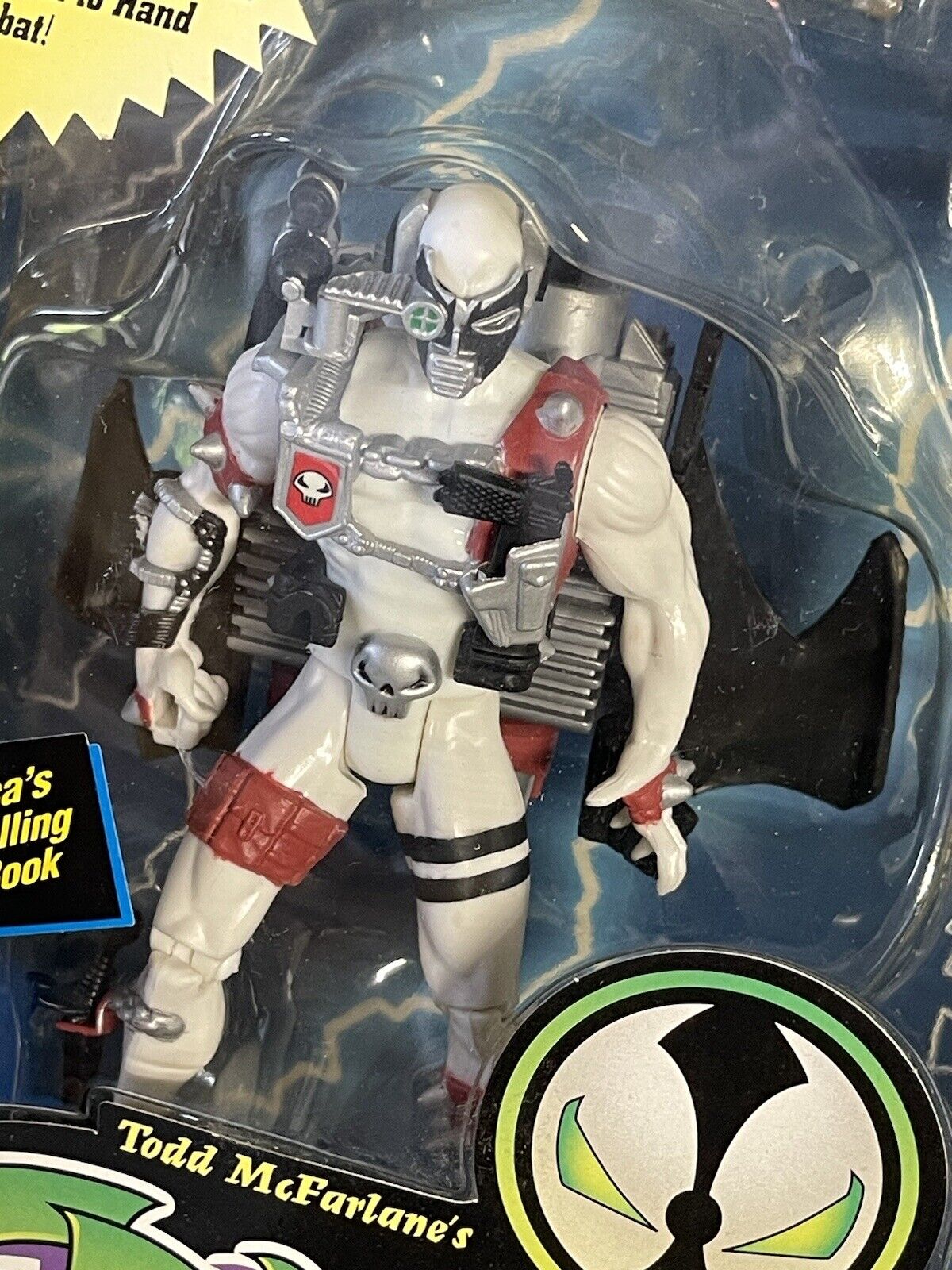 1995 McFarlane Toys SPAWN - Pilot Spawn White Variant Deluxe Edition NEW