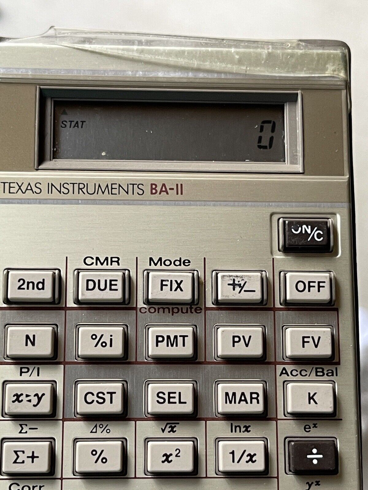 Vintage Texas Instruments Calculator BA-11 Works Great