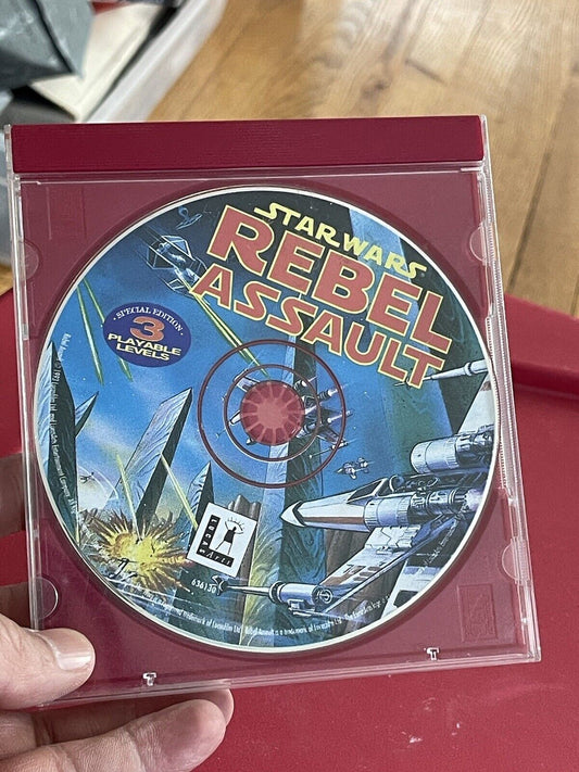 COMPLETE STAR WARS REBEL ASSAULT Sega Mega Disk Only