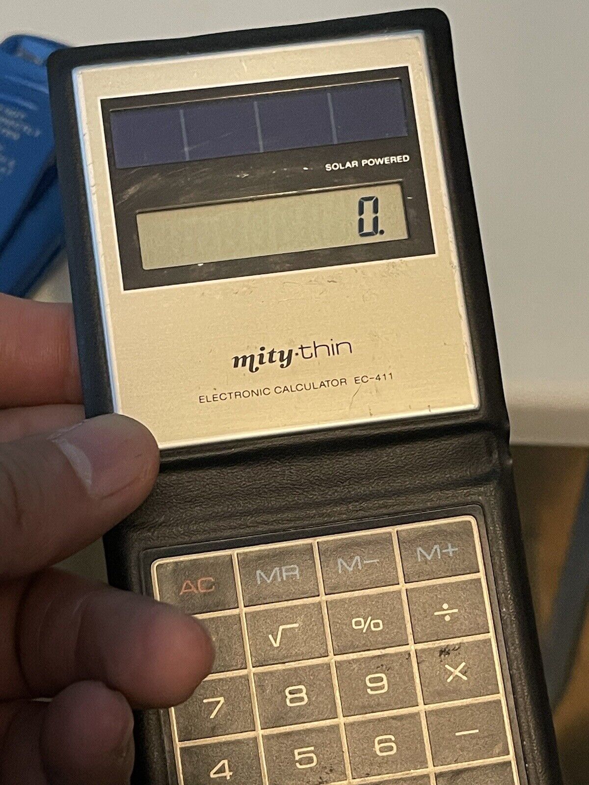 Mity-thin electronic calculator EC-411 With Radio Shack Keyboard