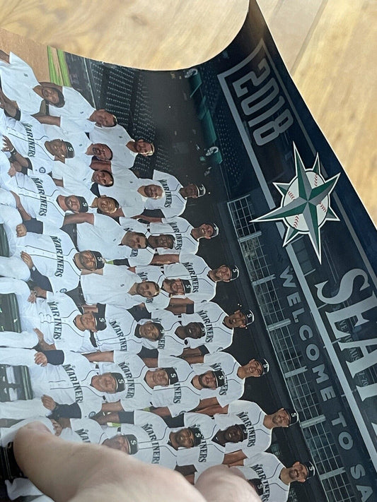 2018 Seattle Mariners Team Poster with schedule 15" x 12.75"  new