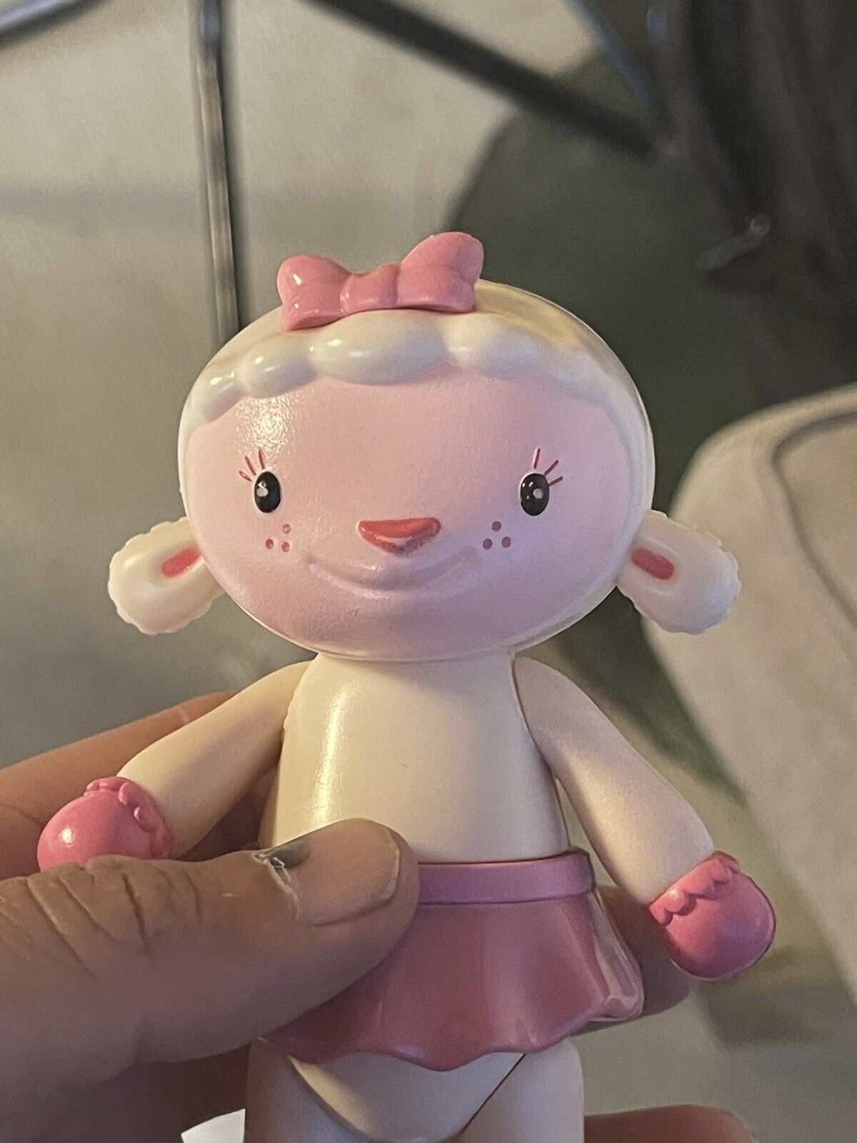 Disney Just Play Doc McStuffins Lambie Lamb Poseable Plastic 5” PVC Figure