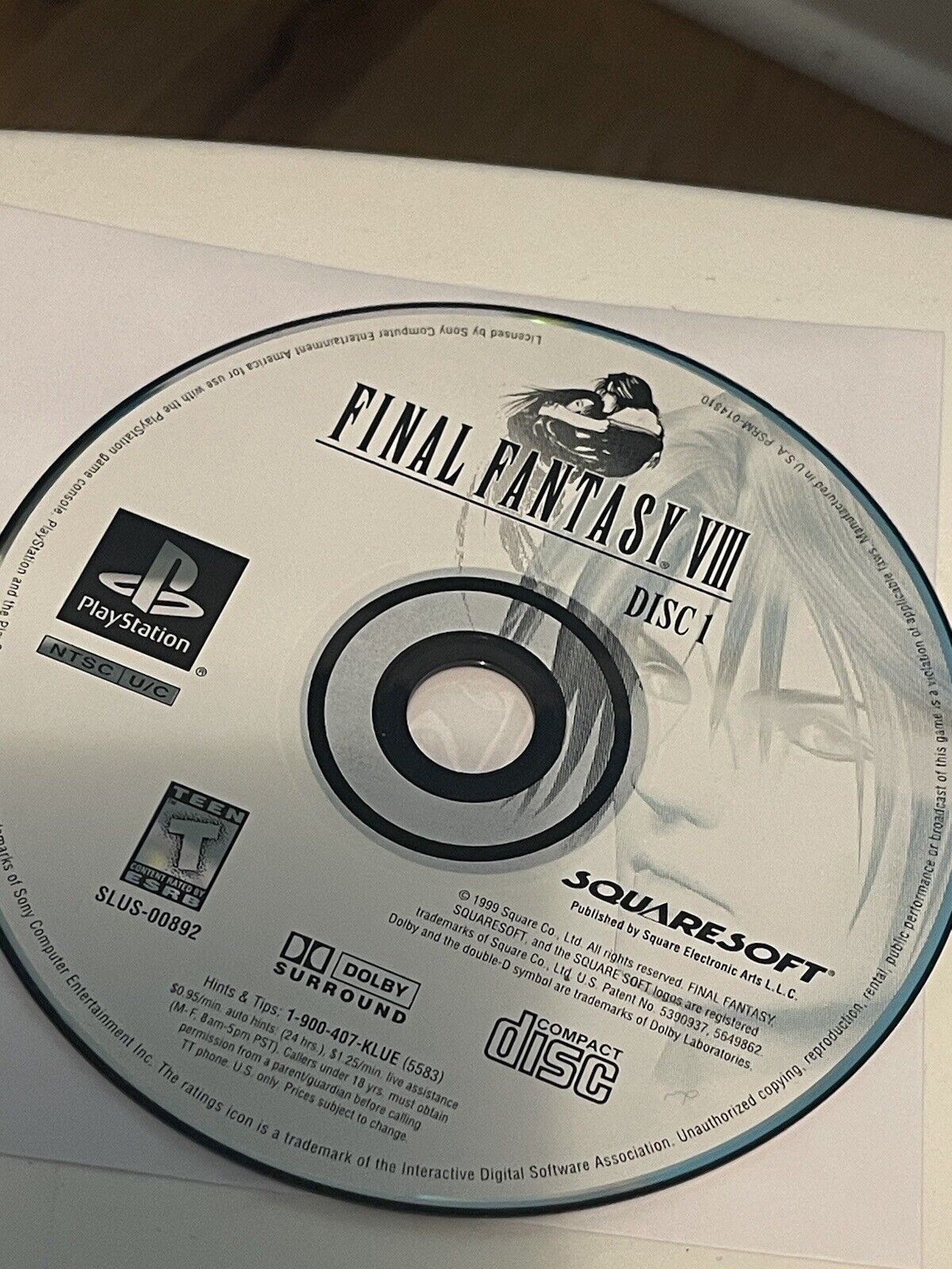 Final Fantasy IX Playstation 1 with all 4 Discs Only , Untested