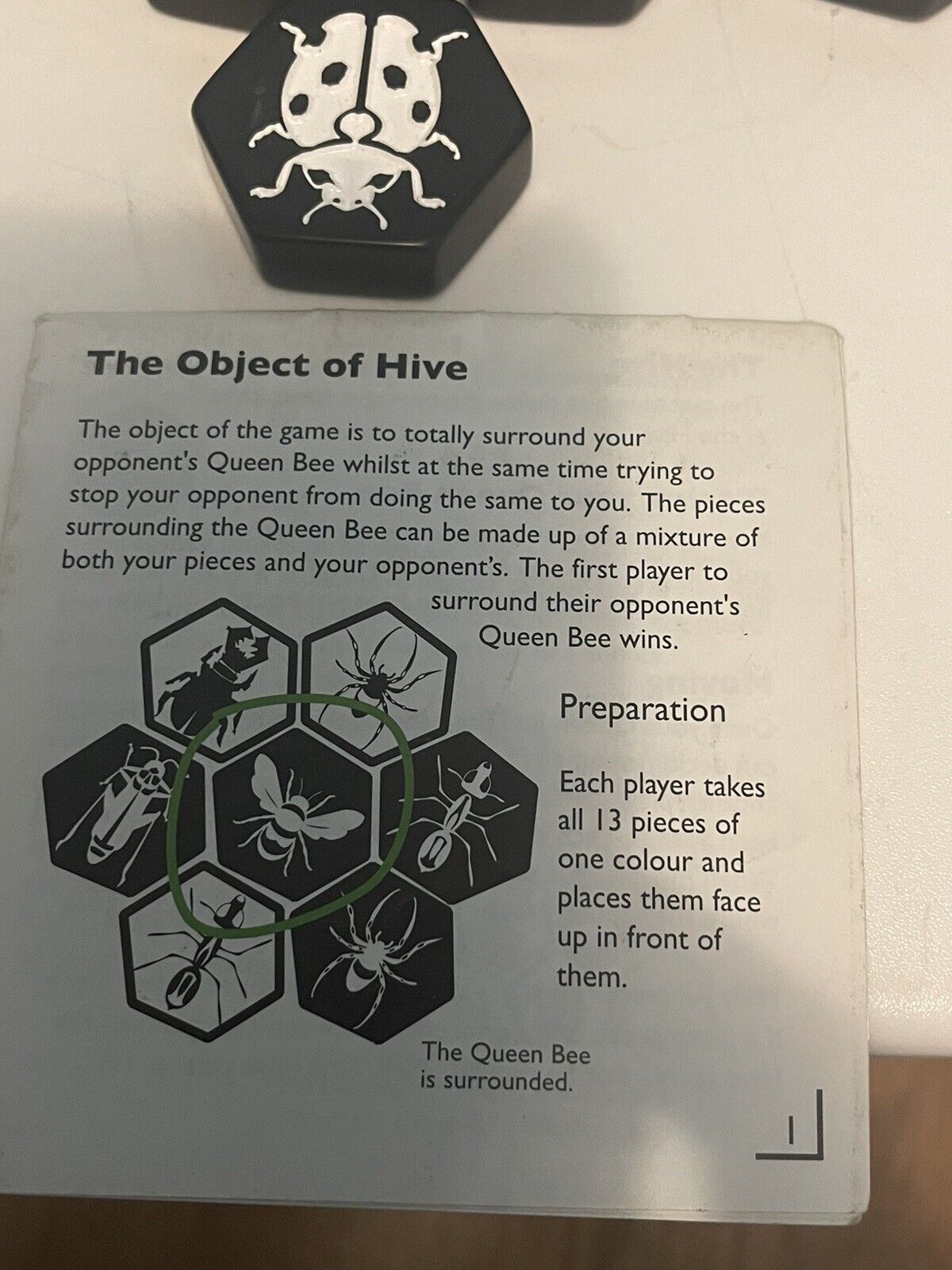 Hive Carbon The Board Game Gen 26 Pieces  Replacement Pieces