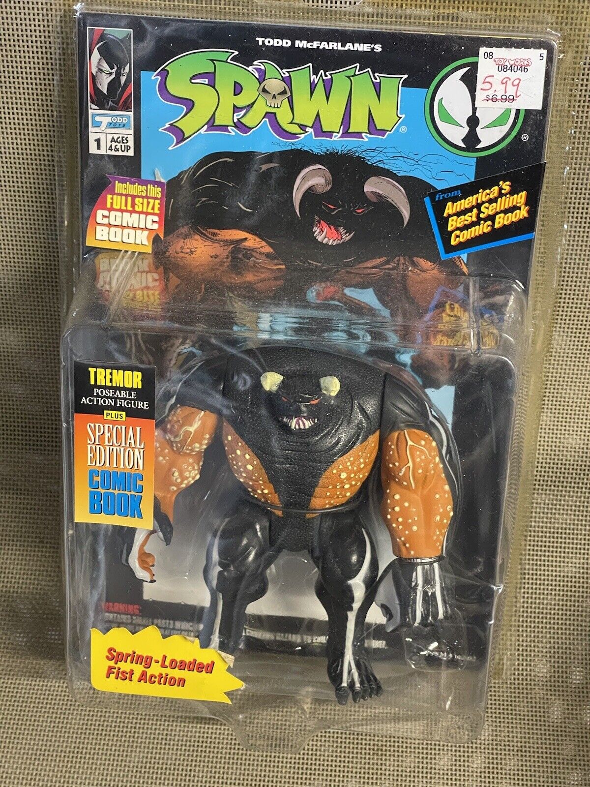 1994 McFarlane Toys Spawn Special Edition TREMOR SERIES 1 Action Figure - NIP