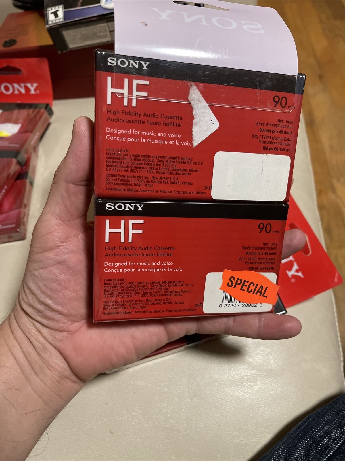 Sony HF 90  Blank Audio Cassettes NEW /SEALED   tapes NORMAL (21)