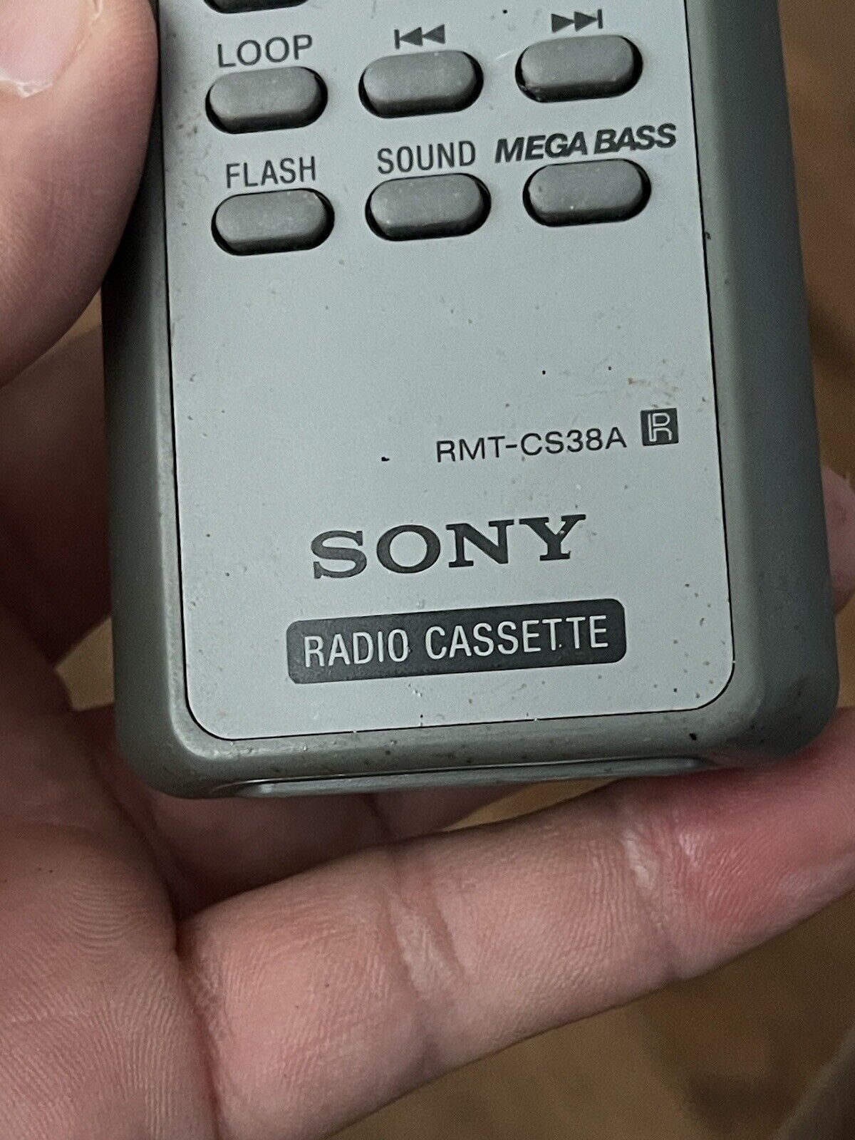 Genuine Sony OEM RMT-CS38A Radio Cassette Audio System Remote Control Tested 