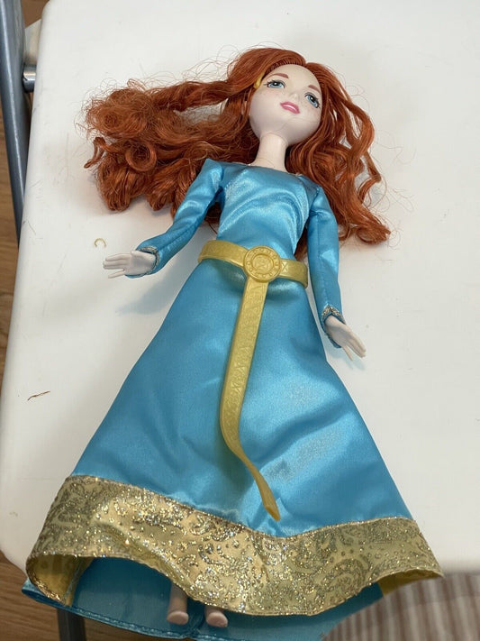 Disney Brace "Merida" 11 1/2" Doll   Original Belt, Dress and Crown   no shoes