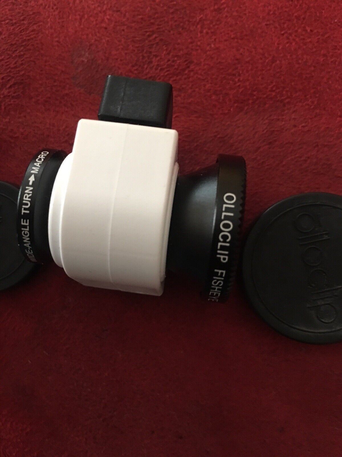 Olloclip iPhone 5C - 3-In-1 Photo Lens - Fish Eye - Macro - Wide Angle - White