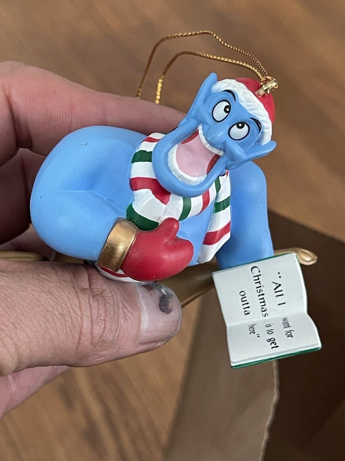 Disney 022901 DCO Aladdin Christmas Ornament - Genie in Lamp