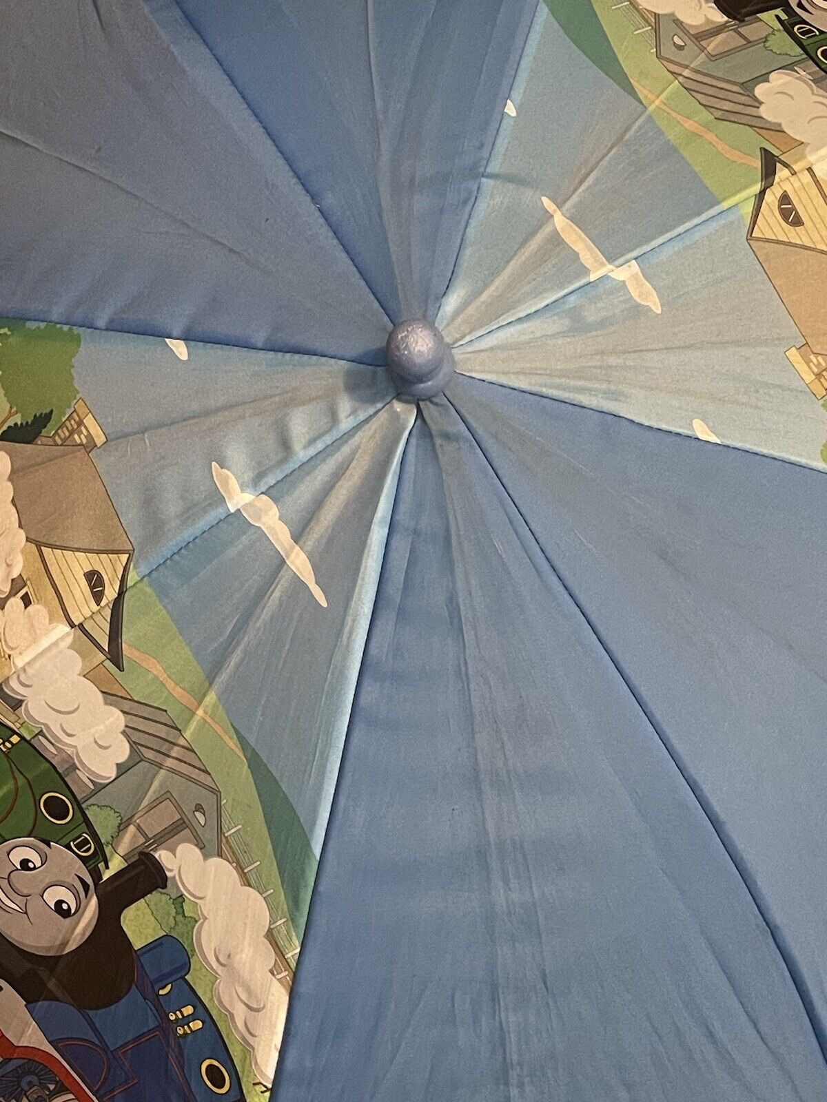 THOMAS THE TANK ENGINE Child's Umbrella w/ Train Handle  Vintage