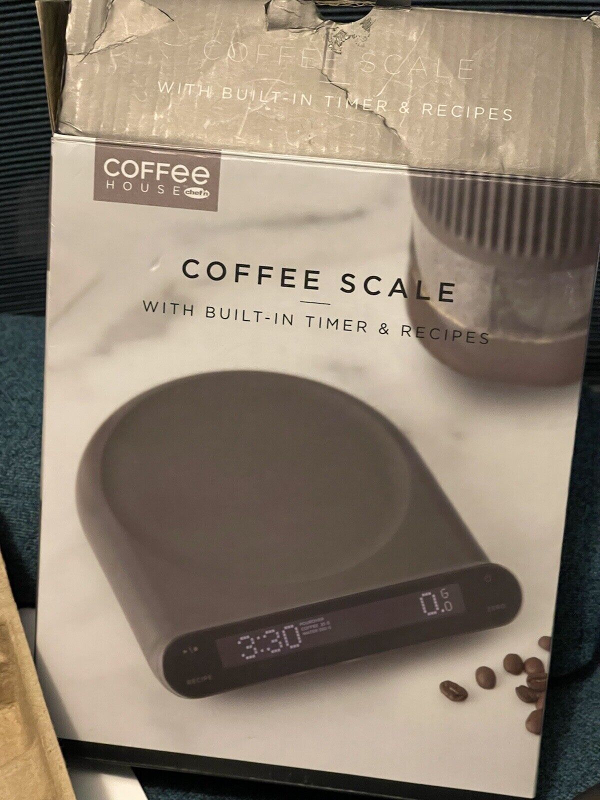 Chef’n Coffee House Coffee Scale with Built-in Timer & Recipes