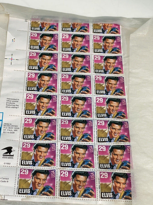 24 ELVIS PRESLEY COMMEMORATIVE EDITION STAMPS 1992 (6)