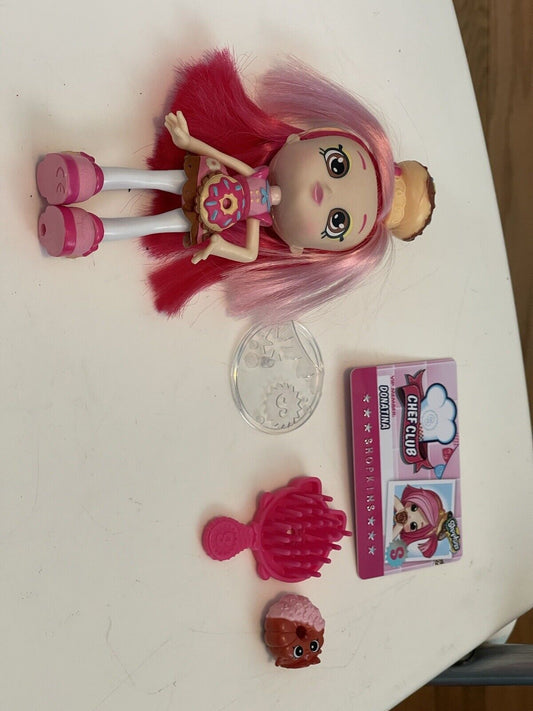 5” Shopkins Shoppies Doll Happy Places Donita w/pink doughnuts