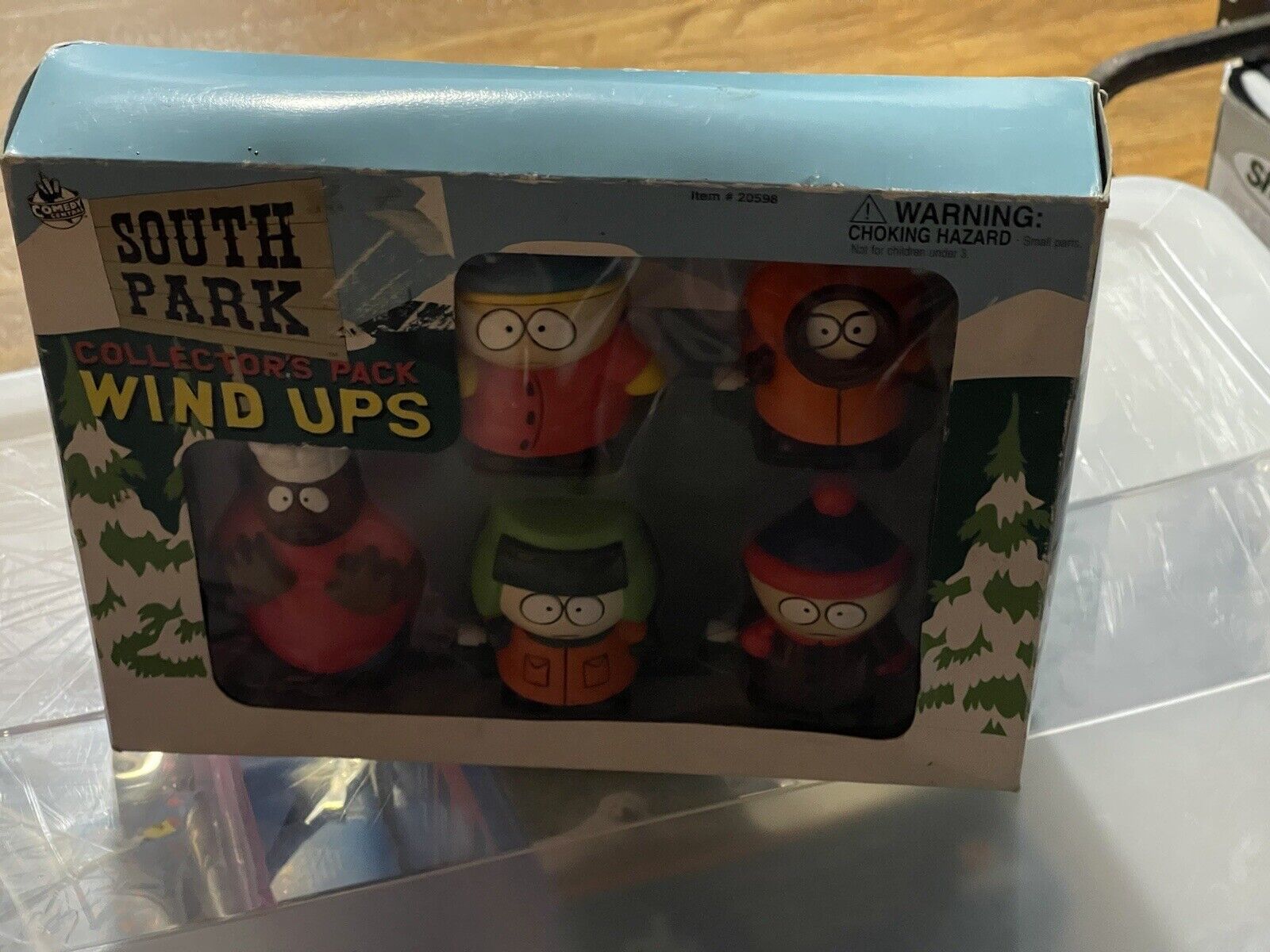 SOUTH PARK WINDUP 5-PACK TOY FIGURES CARTMAN KENNY STAN KYLE CHEF STREET PLAYERS