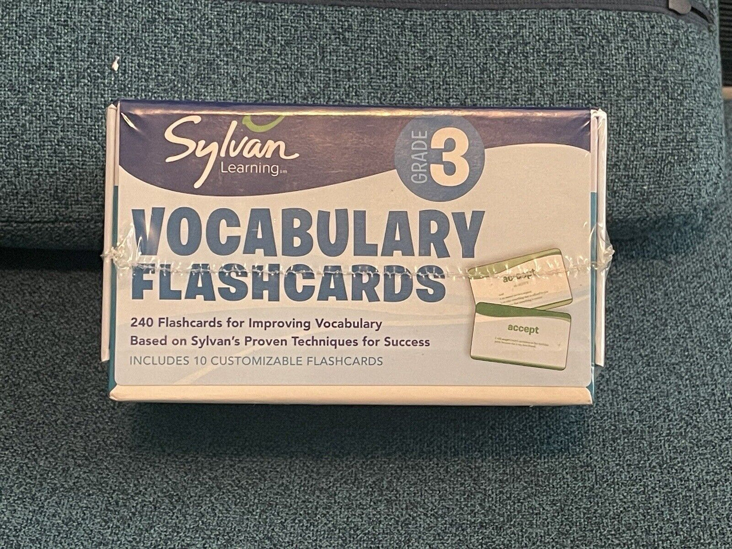 3rd Grade Vocabulary Flashcards, Paperback by Sylvan Learning Sealed