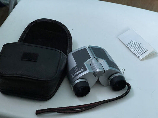 MultiTech 8x22 Ruby Binoculars, case, strap. Good condition.