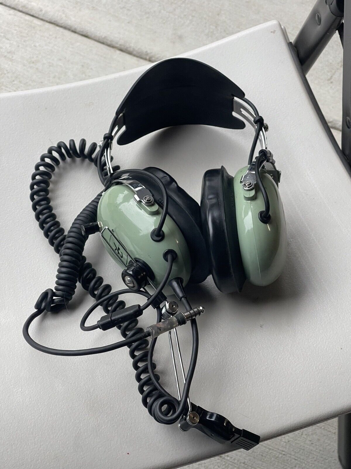 David Clark Aviation Headset Model H10-76 Untested