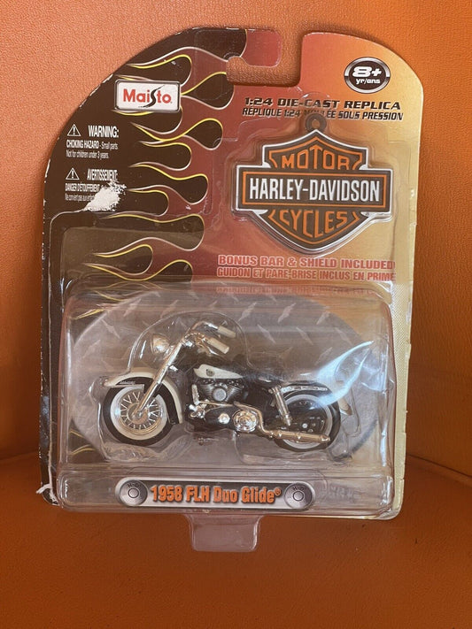 2001 Harley Davidson FXSTS Softail SPRINGER 1:24 diecast replica BLACK Maisto