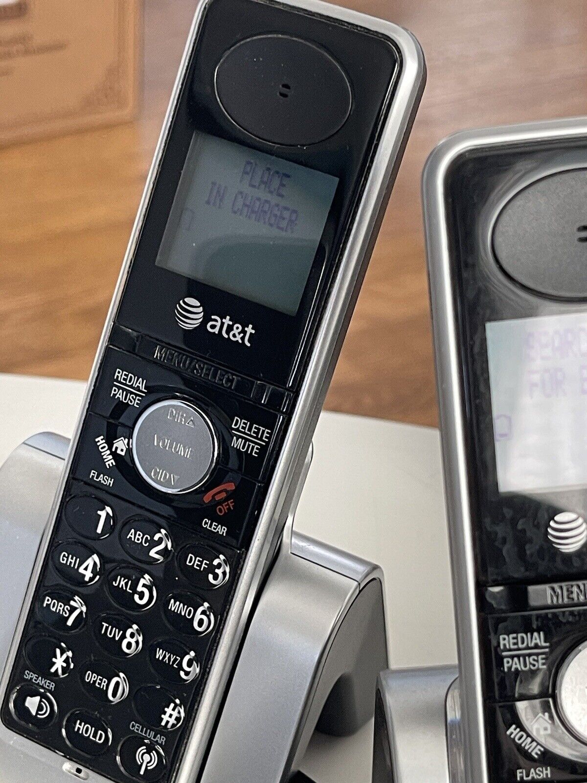 AT&T TL92378 DECT 6.0 Cordless Phone Answering System, Bluetooth, 3 Handsets