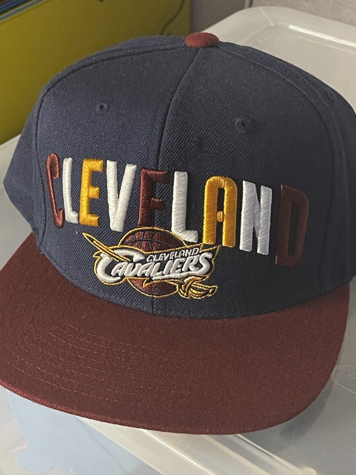 Cleveland Cavaliers NBA Snapback Hat Cap Mitchell Ness