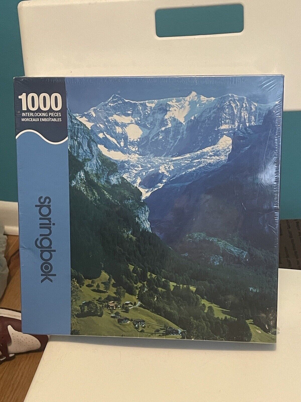 Springbok Jigsaw Puzzle Alpine View Mountains 24" x 30" Sealed 1000 pcs. 