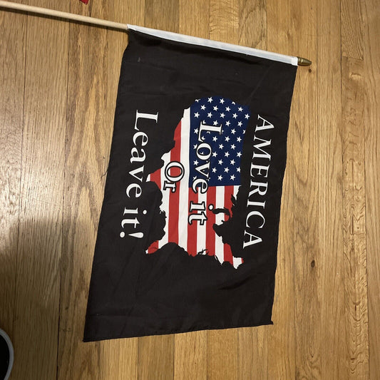 america love it or leave it flag 12 by 18 