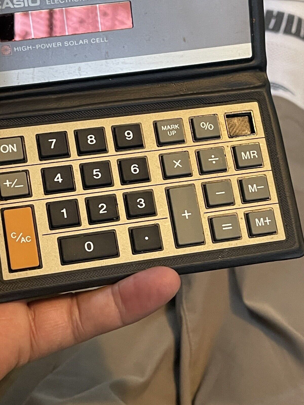 Casio Solar Calculator 8 Digit Simple Large Digits Pocket