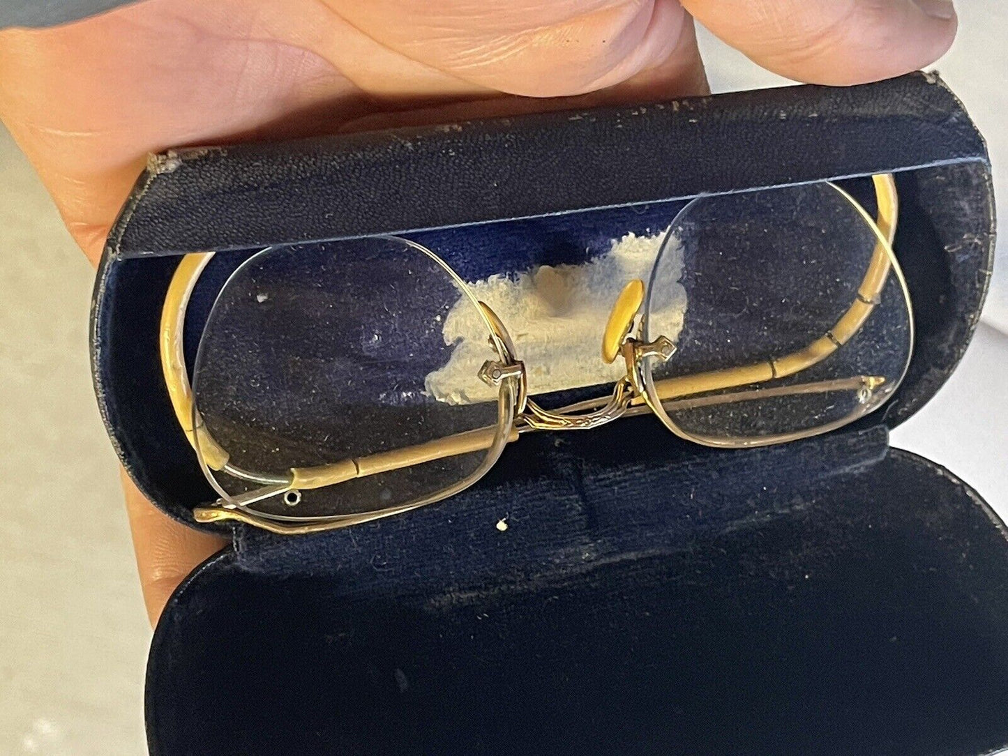 Eyeglasses With Case Vintage 