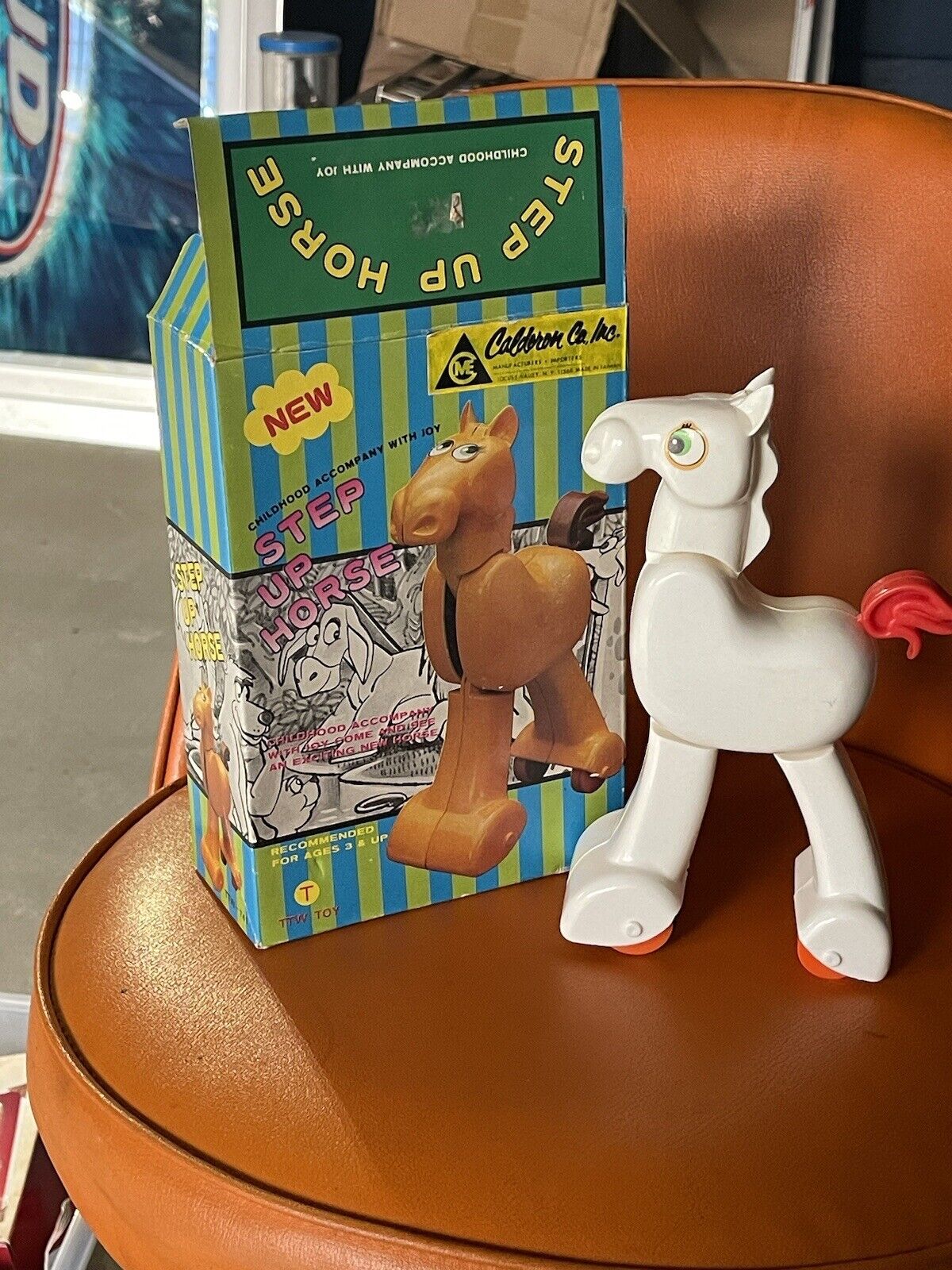 Step Up Horse 1970s Toy  Vintage