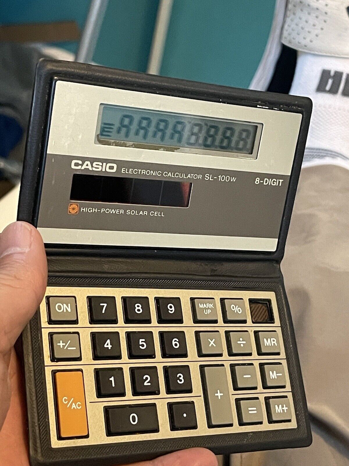 Casio Solar Calculator 8 Digit Simple Large Digits Pocket