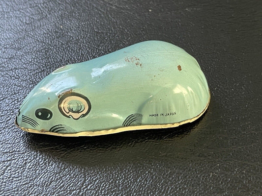 Vintage Metal Toy Mouse 