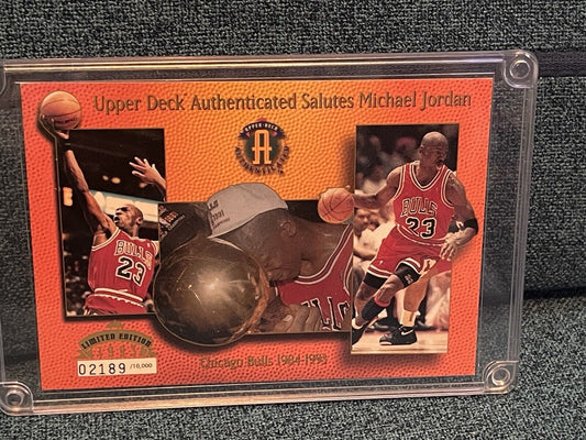 1993 Upper Deck Salutes Michael Jordan-Limited Edition #02189 Very Good