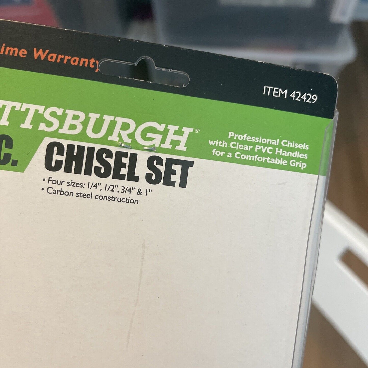 4 pcs Pittsburgh Chisel Set